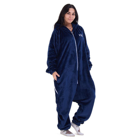 Snuggs Blanket Onesie Dark Blue
